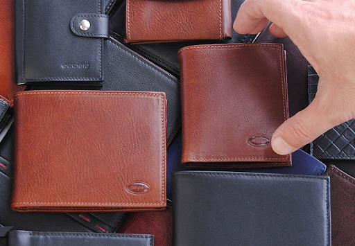 Multiple men's wallets